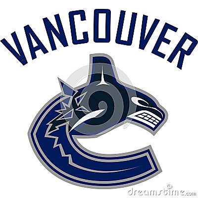 Vancouver canucks sports logo Editorial Stock Photo