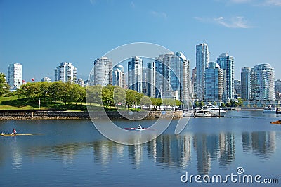 Vancouver city skyline Stock Photo