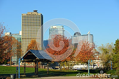 Vancouver City Skyline, BC, Canada Editorial Stock Photo