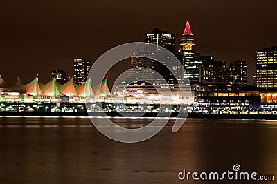 Vancouver City from Stanley Park Editorial Stock Photo