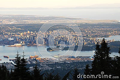 Vancouver cityscape Stock Photo