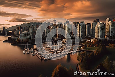 Vancouver, Canada (Generative AI) Stock Photo