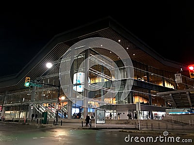 Vancouver Convention Center, Downtown Vancouver, BC Editorial Stock Photo