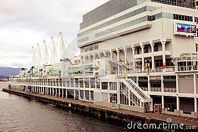 Vancouver Convention Center, Vancouver, BC Editorial Stock Photo