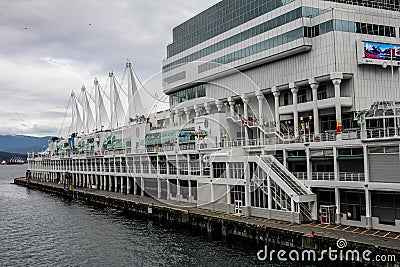 Vancouver Convention Center, Vancouver, BC Editorial Stock Photo
