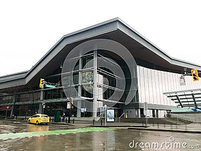 Vancouver Convention Centre in Downtown Vancouver, British Columbia Editorial Stock Photo