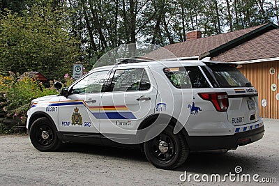 Vancouver police RCMP car Editorial Stock Photo