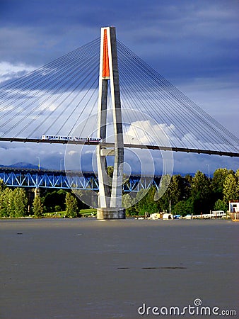 Vancouver Skytrain Stock Photo