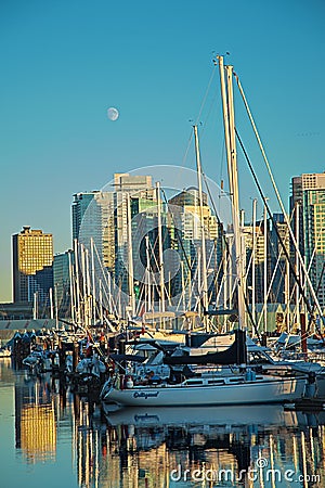 Vancouver Stanley Park SeaWall Harbor Editorial Stock Photo