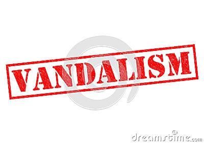 VANDALISM Stock Photo