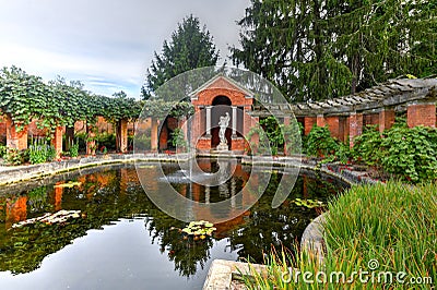 Vanderbilt Mansion - Hyde Park, New York Editorial Stock Photo