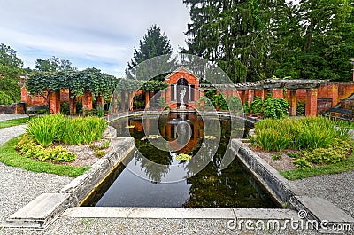 Vanderbilt Mansion - Hyde Park, New York Editorial Stock Photo