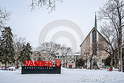 Vanier College Ville Saint Laurent Editorial Stock Photo