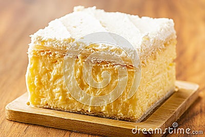 Vanilla Slice Stock Photo