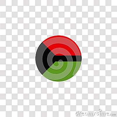 vanuatu icon sign and symbol. vanuatu color icon for website design and mobile app development. Simple Element from countrys flags Vector Illustration
