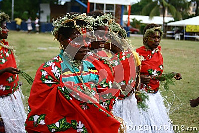 Vanuatu tribal village women Editorial Stock Photo