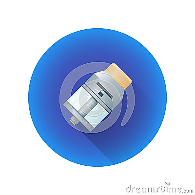 Vector vaporizer atomizer device illustration Cartoon Illustration