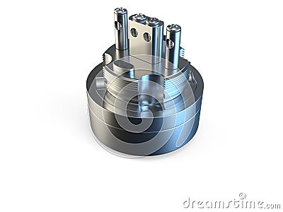 Vaping atomizer deck Stock Photo