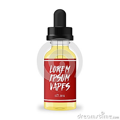 Vaping bottle mockup Stock Photo