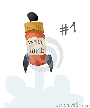 Vaping device mod Vector Illustration