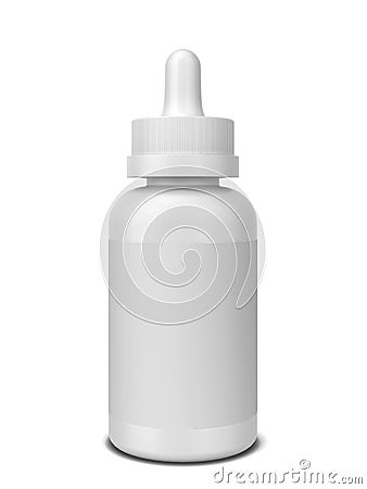 Vaping liquid bottle Cartoon Illustration