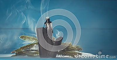 Vaporizer with fir branches Stock Photo