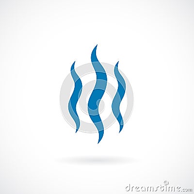 Vapour vector icon Vector Illustration