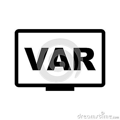 VAR icon symbol simple design Stock Photo