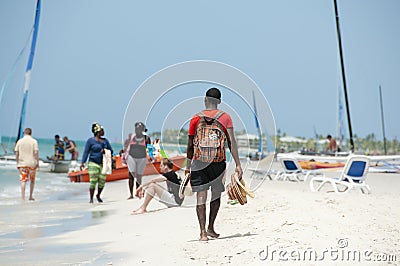 Varadero Beach - Cuba Editorial Stock Photo