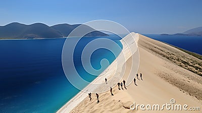 Vardousia Greek Mountain View: Nature-inspired Imagery Of Snorkeling Guides Stock Photo