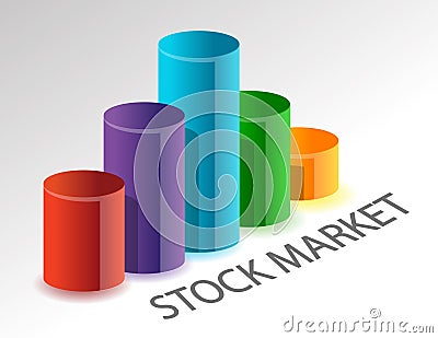 Variable stock market Stock Photo