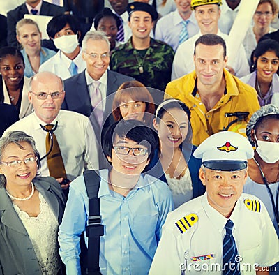 Variation Professional Occupation Community People Concept Stock Photo