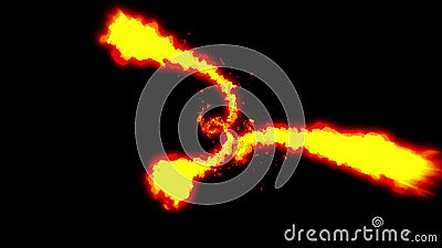 Fire Lightning Animation, Cartoon Comic Animation, Flame Loop Background,  Stock Footage - Video of explosionnabstract, burningnexplosion: 137380106