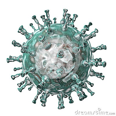 Varicella zoster virus illustration Cartoon Illustration