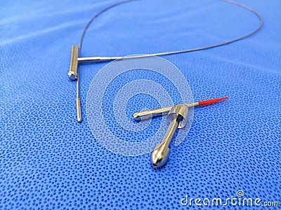 Varicose Vein Surgical Instruments Set Stock Photo