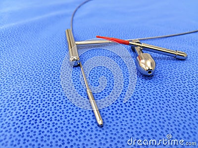 Varicose Vein Surgical Instruments Set Stock Photo