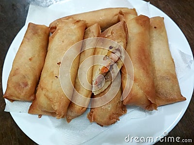 Variety of famous traditional Malaysian sweet and dessert sell-by hawkers in the street Ramadhan Bazaar. Stock Photo