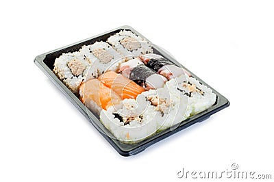 Variety of sushi Stock Photo