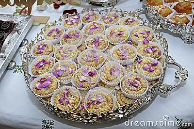 Variety of traditional moroccans sweets. Holiday. Events Stock Photo