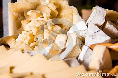 Various cheeses Stock Photo