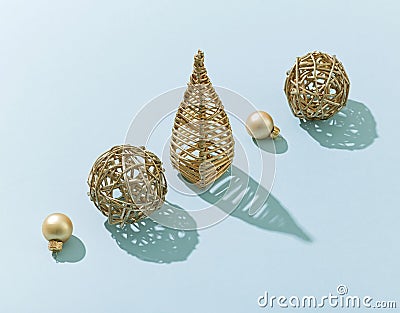 Various christmas ornaments Stock Photo