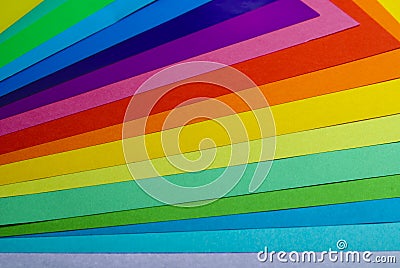 Various color paper Stock Photo