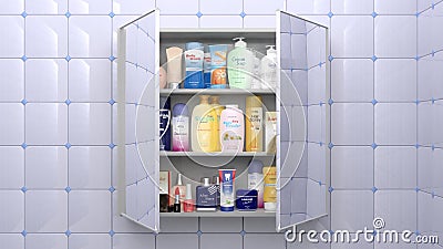 Various cosmetics and personal care Stock Photo