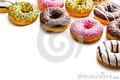 Various donuts Stock Photo