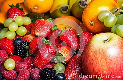 Various fruits Stock Photo