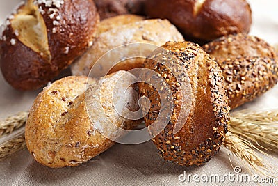 Various healthy bread Stock Photo