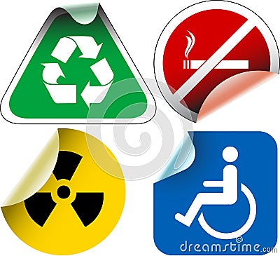 Various labels badges Vector Illustration