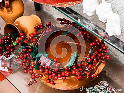 Various objects for the Italian Christmas period Stock Photo