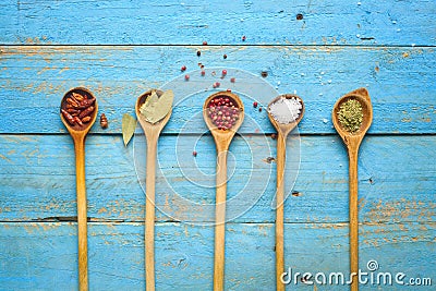 Various spices Stock Photo