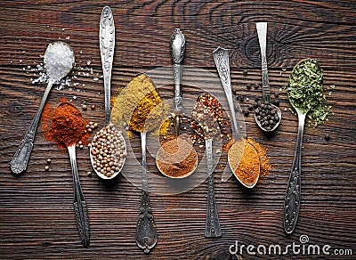 Various spices Stock Photo